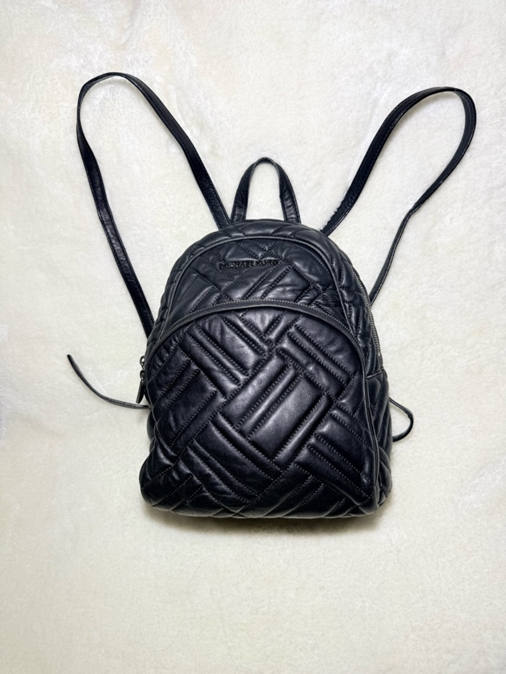 Michael Kors Abbey Medium Quilted Leather Backpack